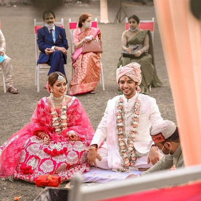 Vikram Singh Chauhan With Sneha Shkukla