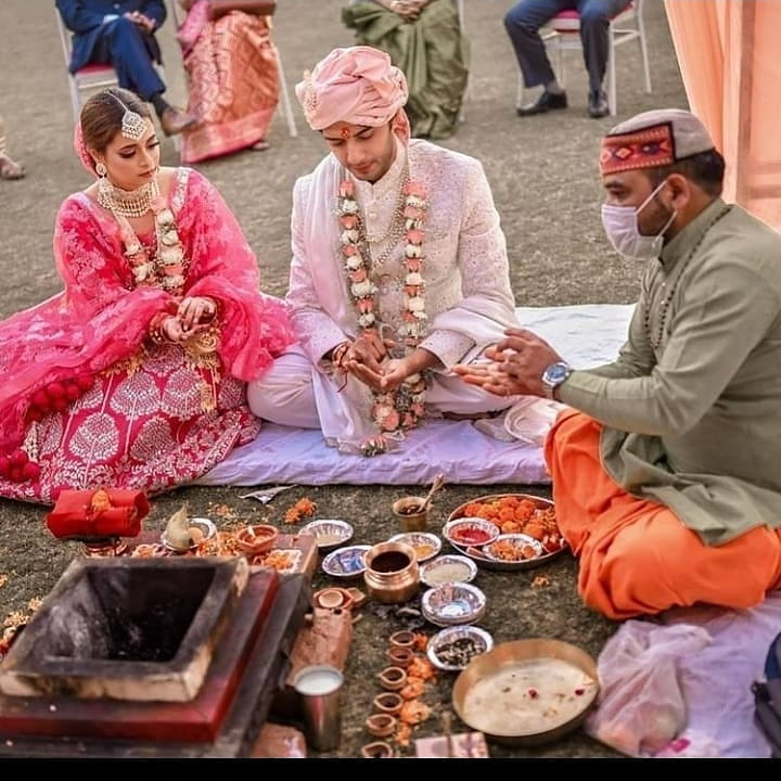 Vikram Singh Chauhan With Sneha Shkukla