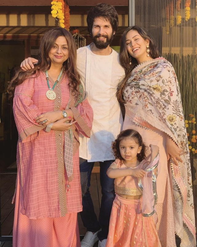 Shahid Kapoor's Family