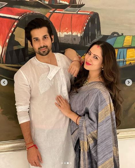 Puja Banerjee With Husband Kunal Verma