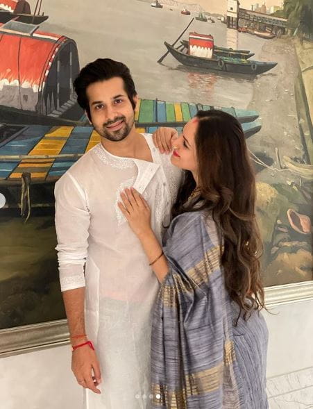 Puja Banerjee With Husband Kunal Verma