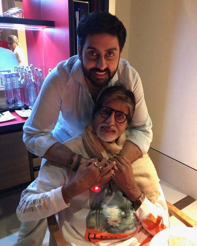 Abhishek Bachchan and Amitabh Bachchan