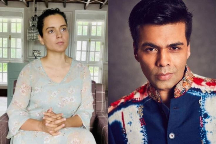 Karan Johar and Kangana Ranaut