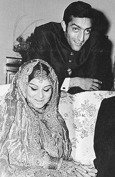 Mansoor Ali Khan Pataudi and Simi Garewal