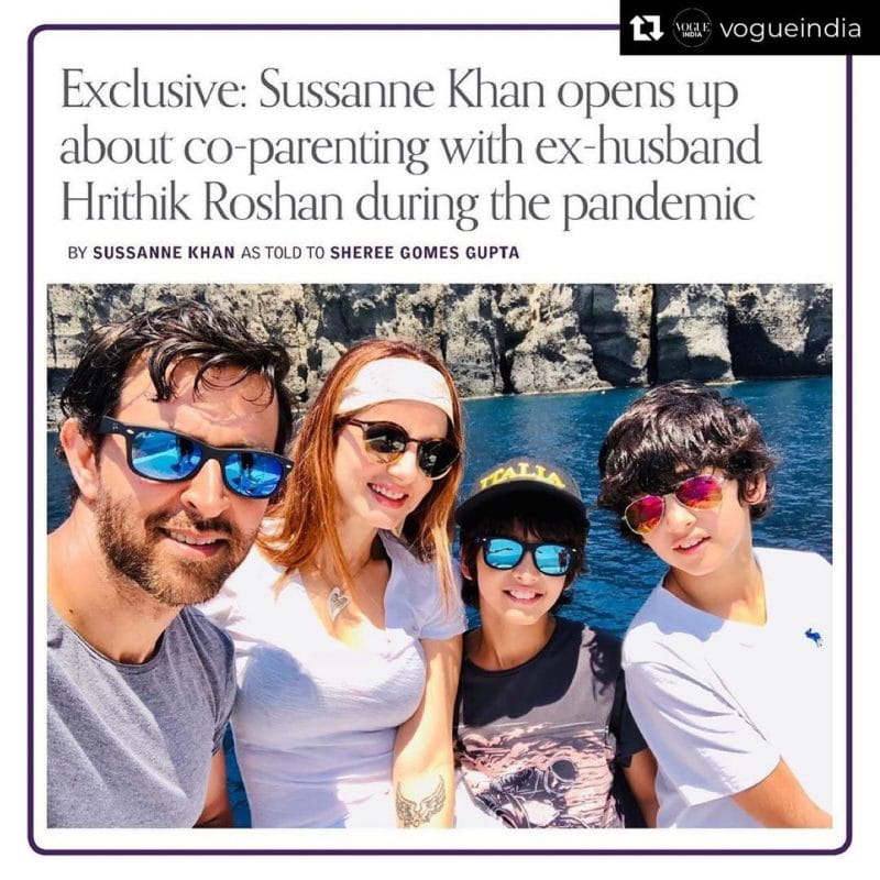 Hrithik Roshan and Ex-Wife Sussanne Khan