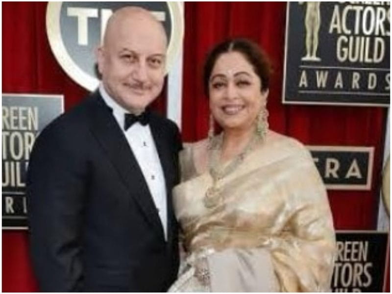 Kirron Kher and Anupam Kher