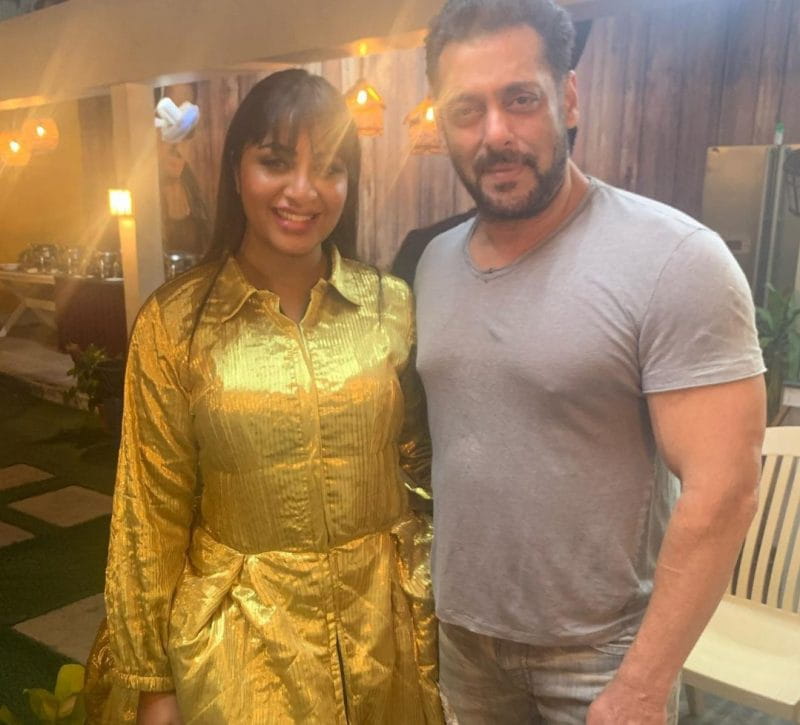 Arshi Khan and Salman Khan