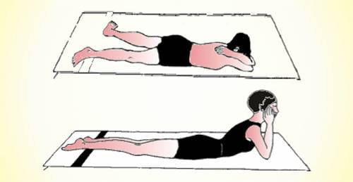 Makarasana for relieve back pain Yoga Asanas To Improve Lung Health