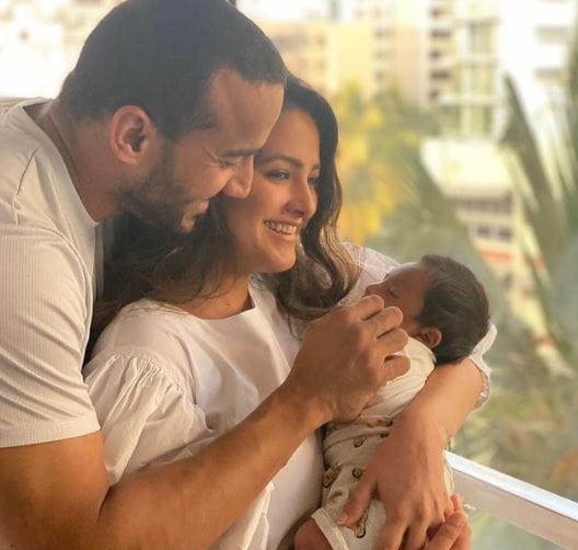 Anita Hassanandani and Rohit Reddy With Son Aaravv