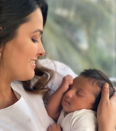 Anita Hassanandani With Son Aaravv