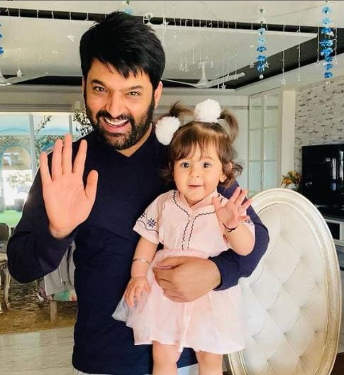 Kapil Sharma With Baby Anayra