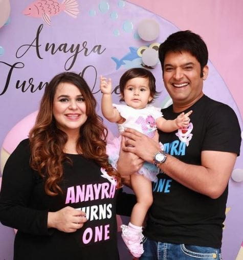 Kapil Sharma With Baby Anayra