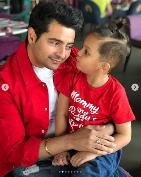 Karan Mehra and Nisha Rawal with Kavish Mehra Parents