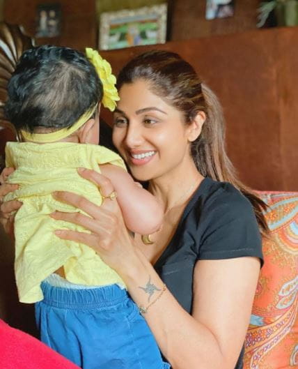 Shilpa Shetty and Son Viaan