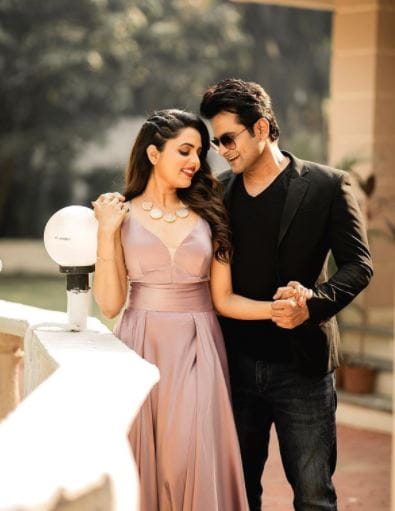 Sugandha Mishra and Sanket Bhosale