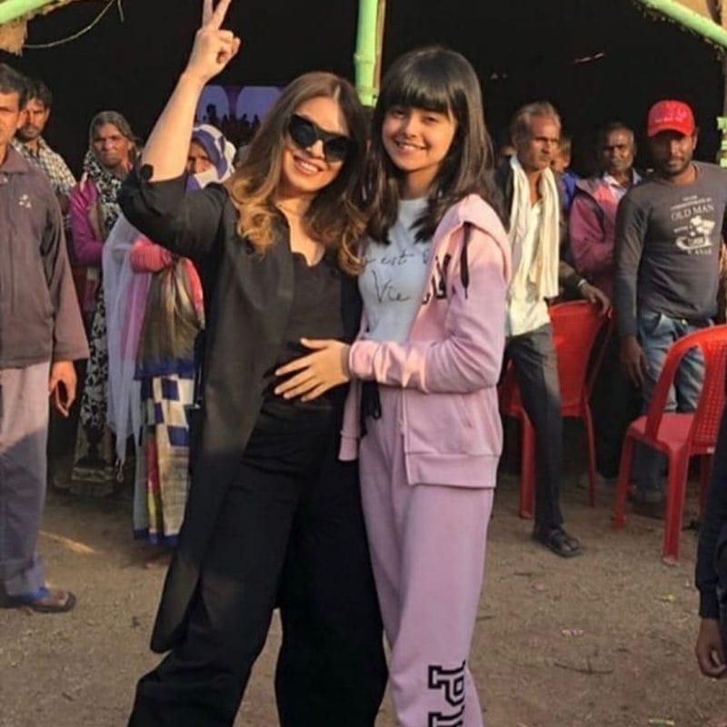 Mahima Chaudhry With Daughter Ariana