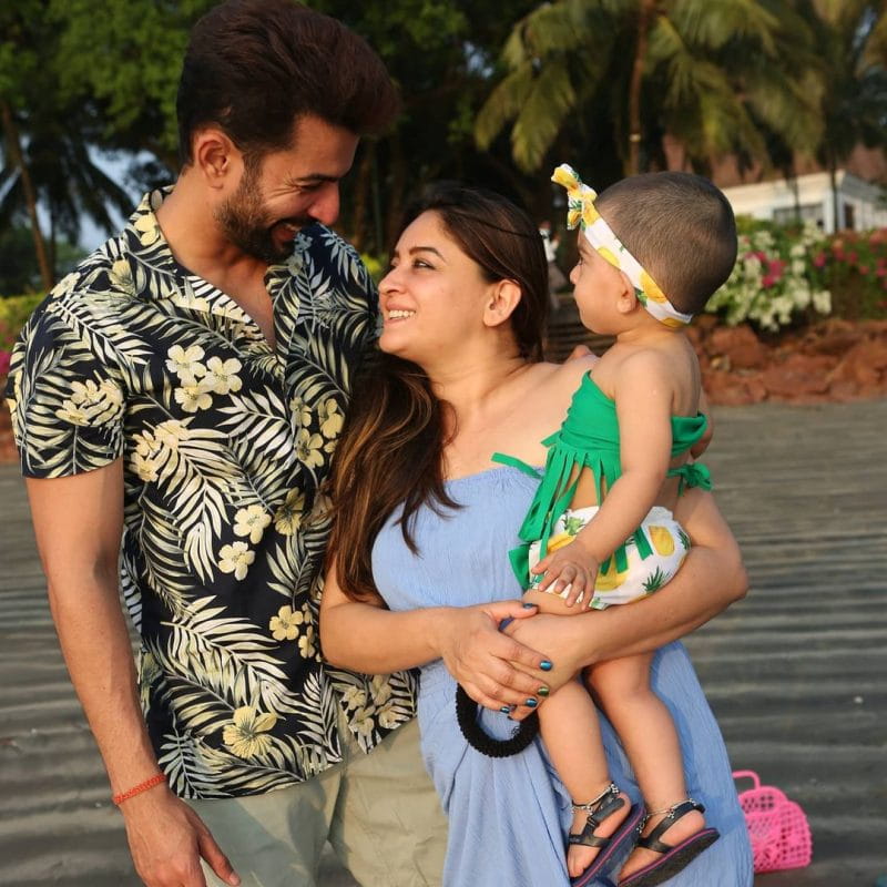 Jay Bhanushali And Mahhi Vij Daughter Tara