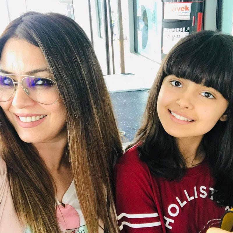 Mahima Chaudhry With Daughter Ariana