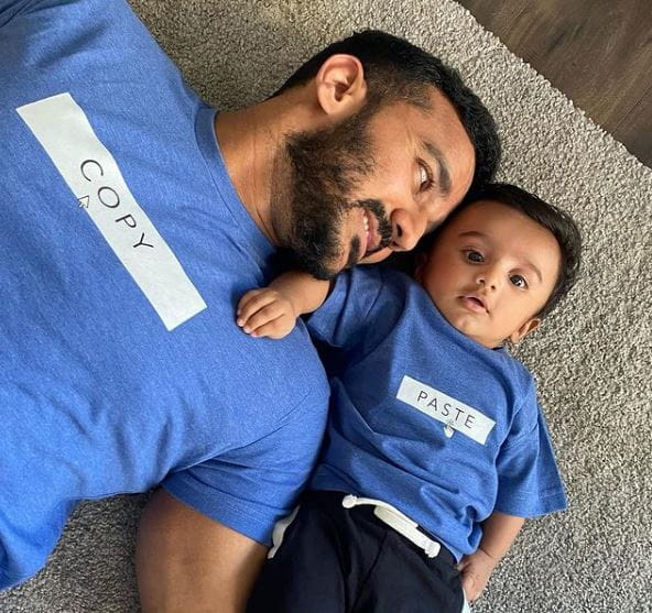 Rohit Reddy And Son Aarav