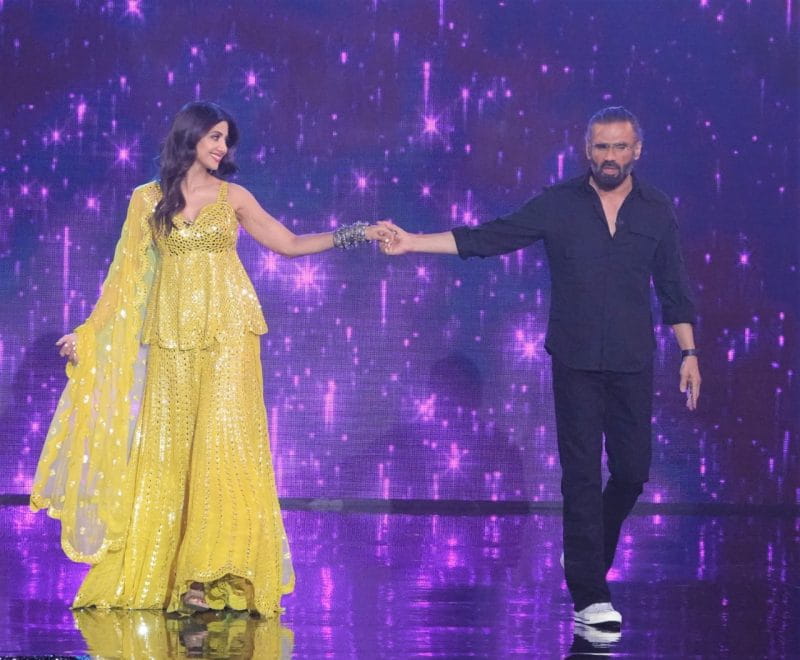 Shilpa Shetty and Suniel Shetty