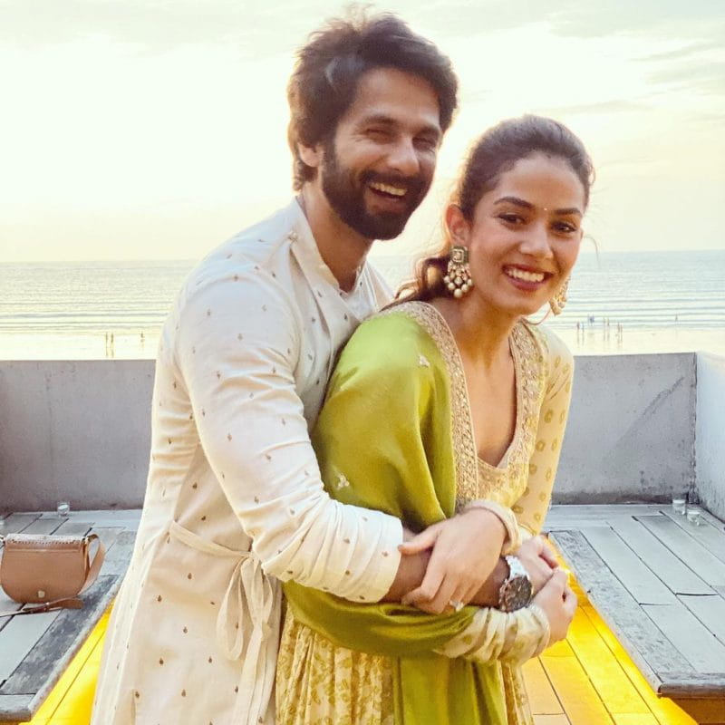 Mira Rajput and Shahid Kapoor