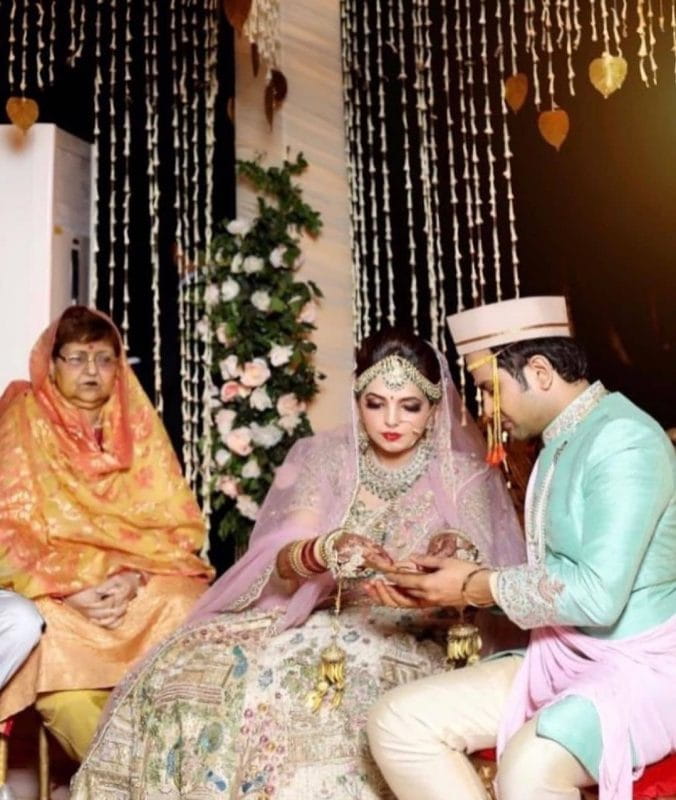 Sugandha Mishra with Sanket Bhosale Wedding