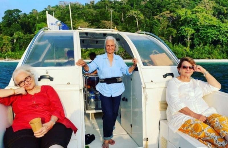 Waheeda Rehman, Asha Parekh, and Helen