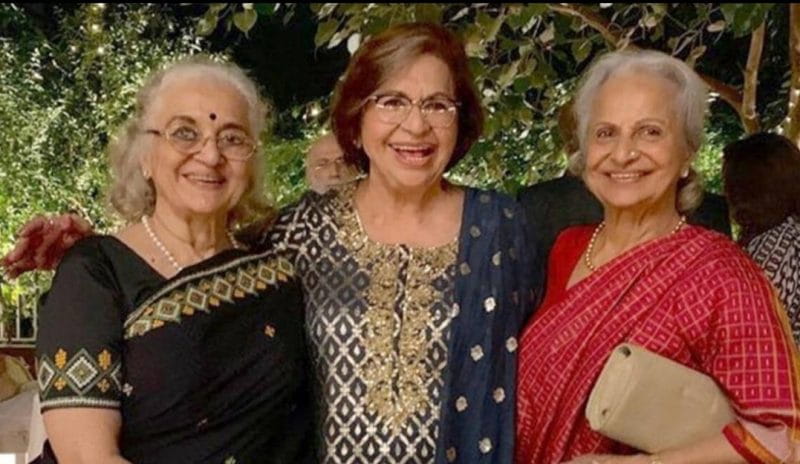 Waheeda Rehman, Asha Parekh, and Helen