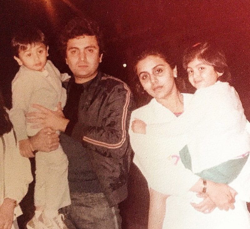 Neetu Kapoor with Ranbir Kapoor