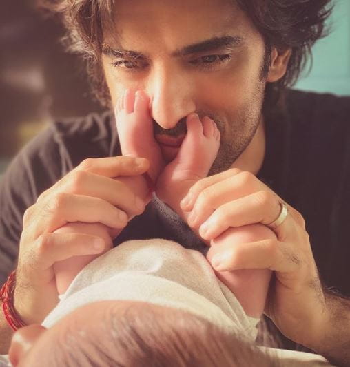 Mohit Malik And Aditi With Son Ekbir