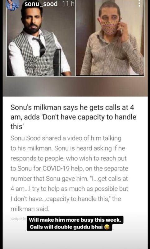 Sonu Sood's Milkman