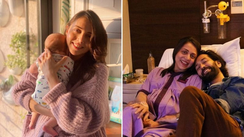 Nakuul Mehta's Wife Jankee Parekh With Son Sufi