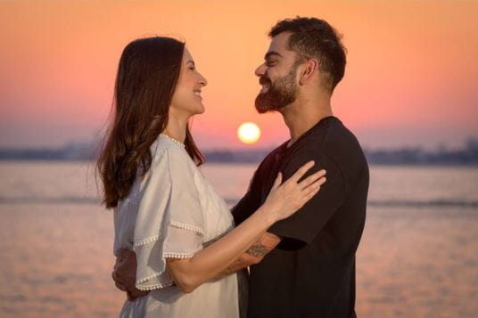 Virat Kohli and Anushka Sharma 