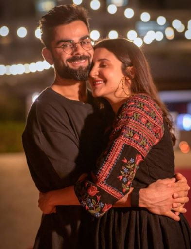 Virat Kohli and Anushka Sharma 