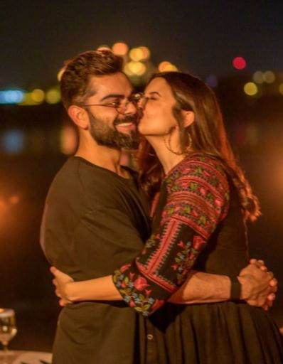 Virat Kohli and Anushka Sharma 