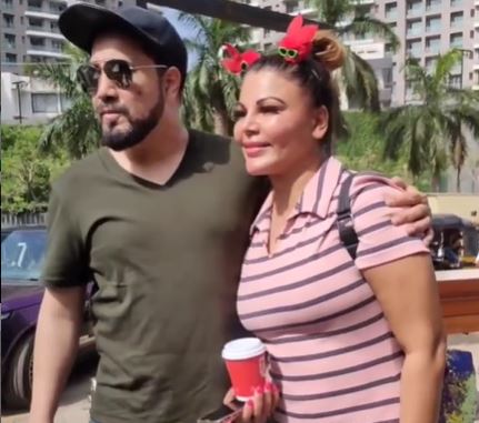 Mika Singh and Rakhi Sawant