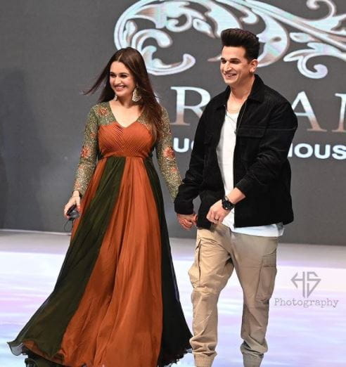 Prince Narula and Yuvika Chaudhary
