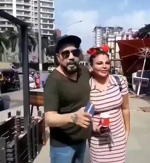 Mika Singh and Rakhi Sawant