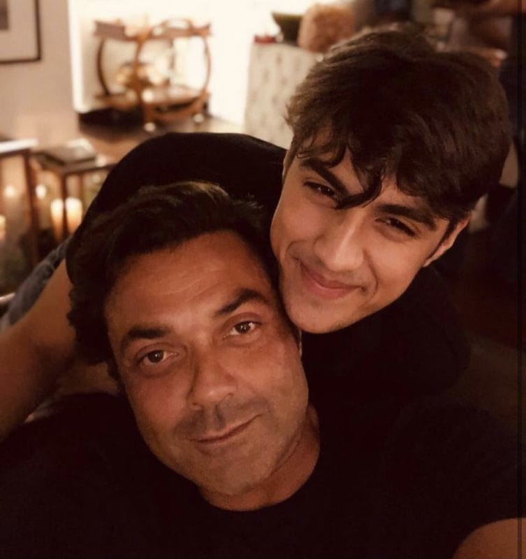 Bobby Deol With His Son Aryaman