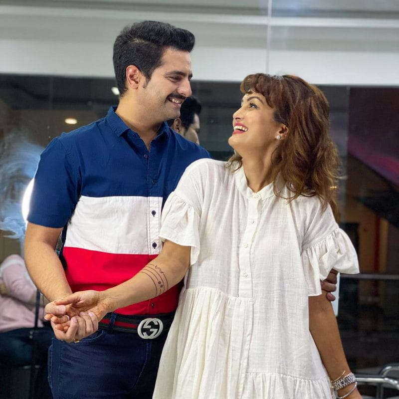 Karan Mehra and Nisha Rawal