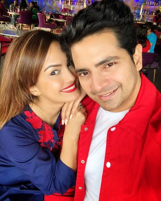 Nisha Rawal and Karan Mehra