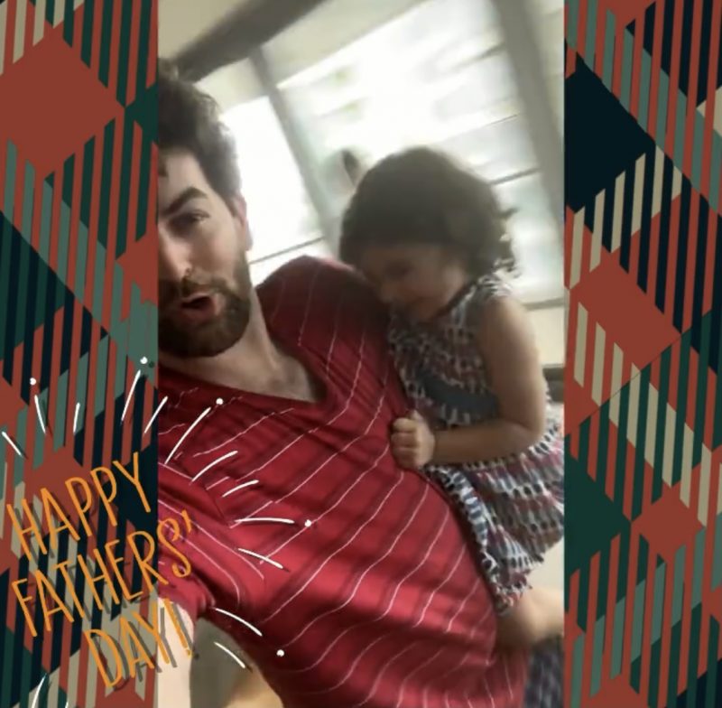 Neil Nitin Mukesh With Daughter Nurvi