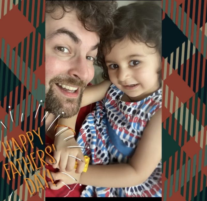 Neil Nitin Mukesh With Daughter Nurvi