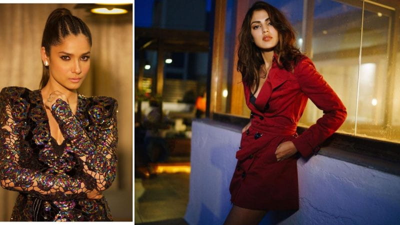 Ankita Lokhande And Rhea Chakraborty