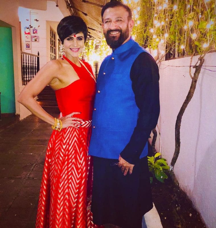 Mandira Bedi With Raj Kaushal