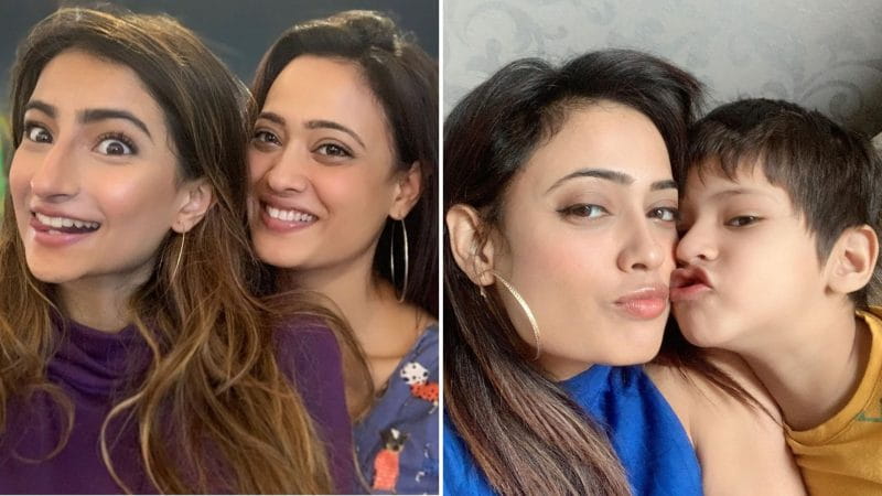 Shweta Tiwari With Her Daughter Palak Tiwari And Son Reyansh