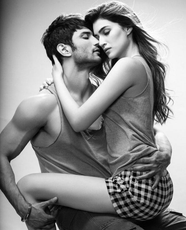 Kriti Sanon and ushant Singh Rajput