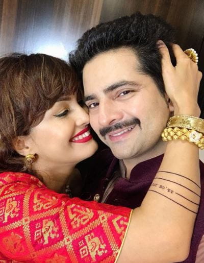 Karan Mehra and Nisha Rawal