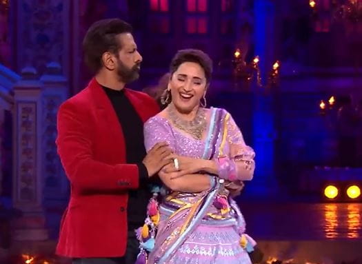 Madhuri Dixit and Jaaved Jaaferi