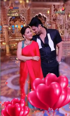 Madhuri Dixit and Siddharth Shukla